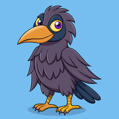 illustration of a raven