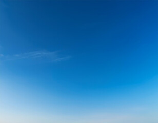 the sky is blue and clear with no clouds