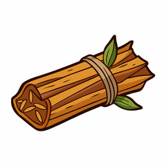 sandalwood vector illustration