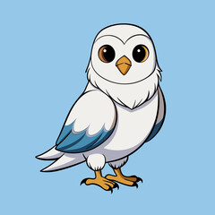 snow bunting bird on a branch