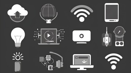 masseg icon monochrom vector