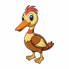 illustration of a whistling duck