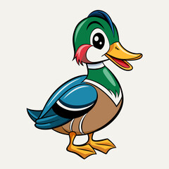 illustration of a wood duck