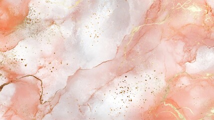 Fototapeta premium Elegant rose gold abstract art swirls softly light background. AI Generated