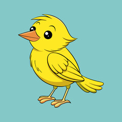 yellow bird on a branch