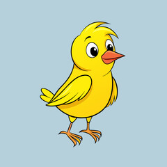 yellow bird on a branch