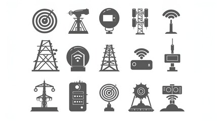 masseg icon monochrom vector