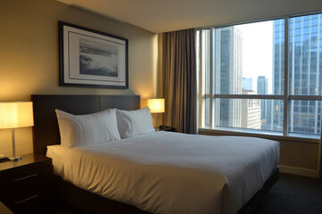 Fototapeta premium room with bed