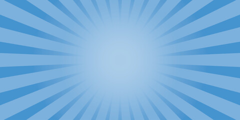 Blue sun burst light rays background circle pattern image