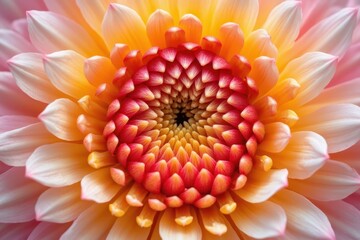 a close up of a pink and yellow flower
