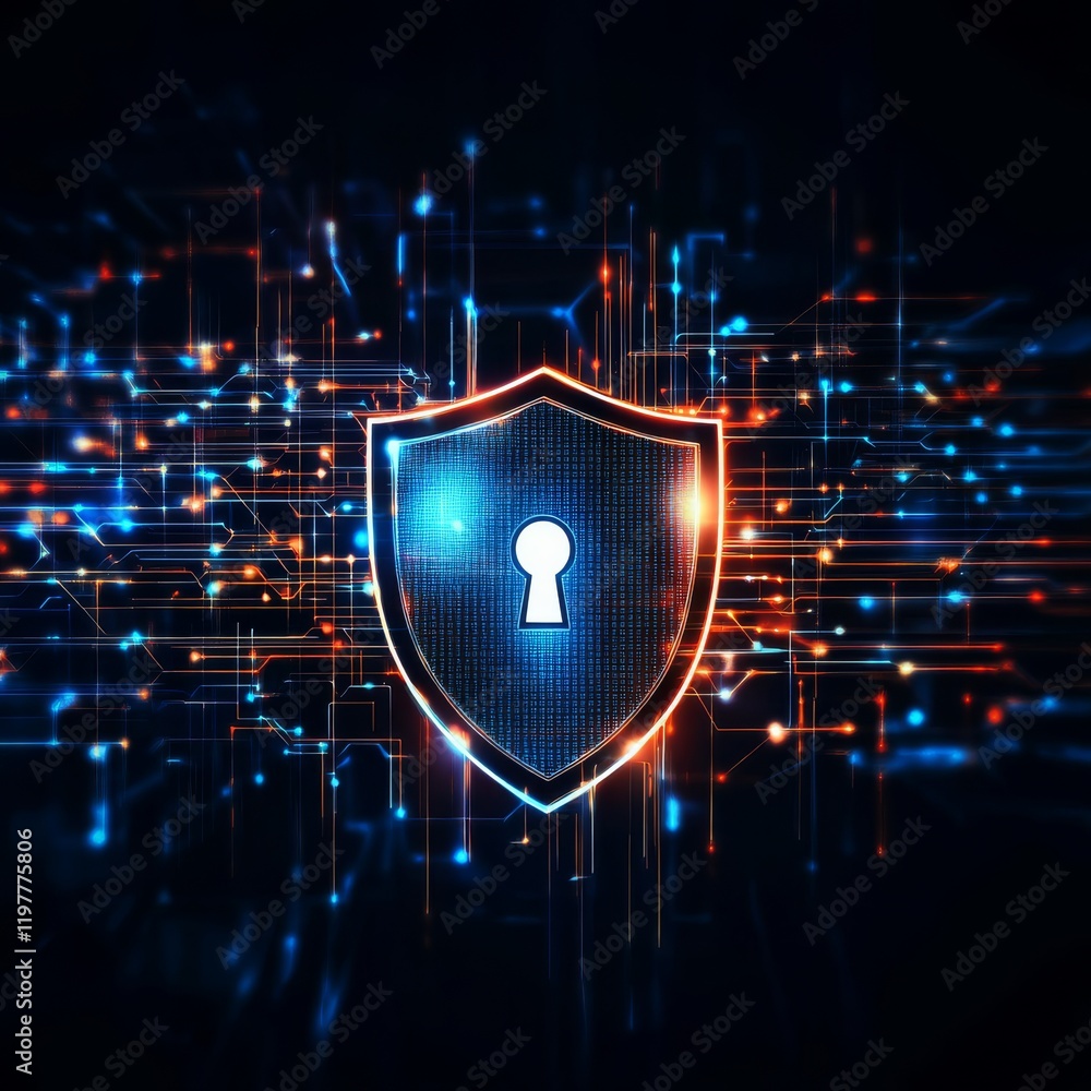 Poster explore comprehensive and advanced cyber security solutions that ensure data safety, enhance digital