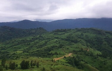 Caucasus mountains in Georgia - beautiful nature
