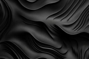 Elegant 3d abstract sleek wavy block background ai generative modern technology
