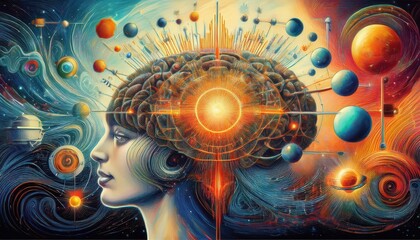 Vibrant Artistic Collage Displaying a Mlange of Traditional and Digital Media, Celebrating Diversity in Artistic Expression, Depicting Various Artworks from at .