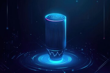 Advanced futuristic gadget and cybernetic enhancement concept.