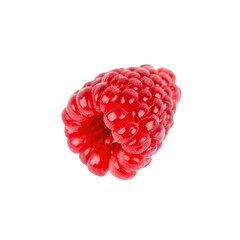 Raspberry fruit isolated on transparent background