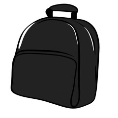 School backpack illustration 