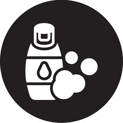 shampoo glyph icon