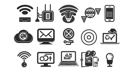 masseg icon monochrom vector