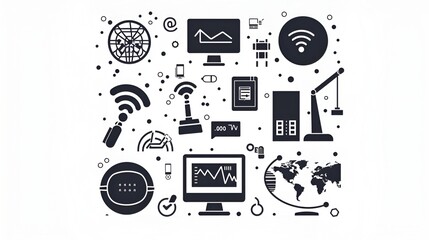 masseg icon monochrom vector