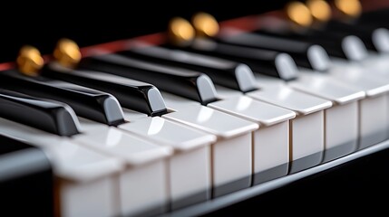 Close-up of Piano Keys