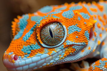 Close-up of a Gecko's Eye