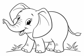 elephant cartoon illustration