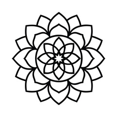 Professional Mandala Design with Symmetrical Layout and Intricate Details-149
