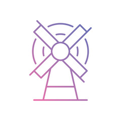 Obraz premium Windmill icon