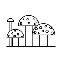 icon mushrooms