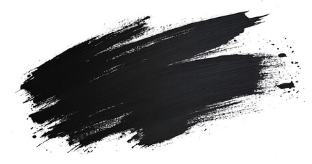 Black brush strokes isolated on white background.PNG