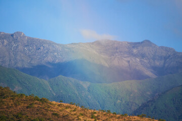 Fototapeta premium mountain landscape with clouds