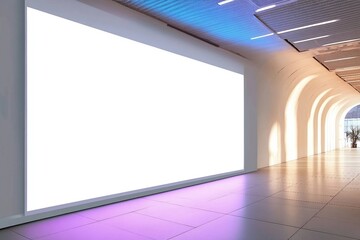 Fabric Pop Up basic unit advertising banner media display backdrop, empty background