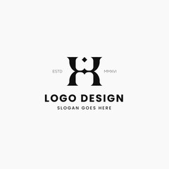 Creative H logo design for bussines