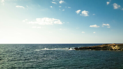 Coastal area in Cyprus near Coral Bay.