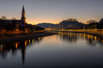 Salzburg, Austria at Dawn