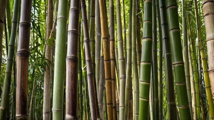 Obraz premium bamboo wall background