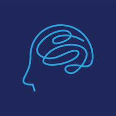 logo of a human head symbol 