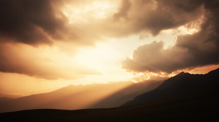 Fototapeta premium Bible. A epic bible landscape, religious image.