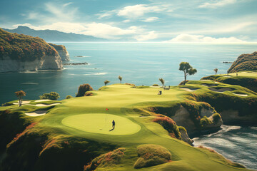 for playing golf in the tropics by the sea