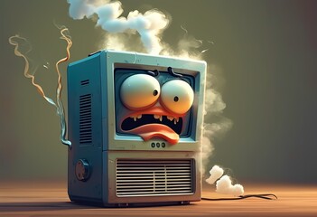 frustrated computer