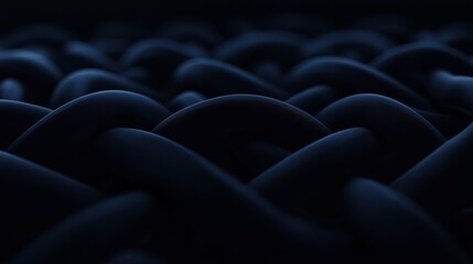 Obraz premium A close up of a black and white image of a bunch of twisted and knotted cords