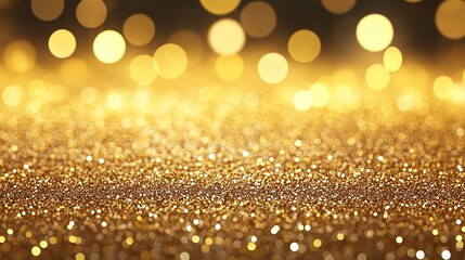 glitter gold dust  in air, abstract gold background festive magical vibes