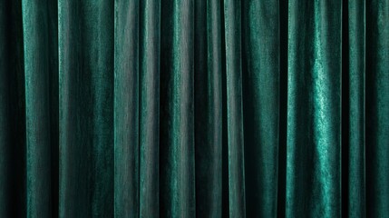 Emerald Green Velvet Drapes: A Luxurious Texture