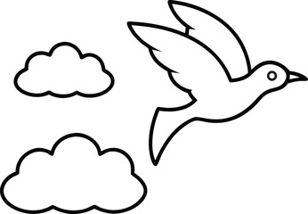 dove with speech bubble