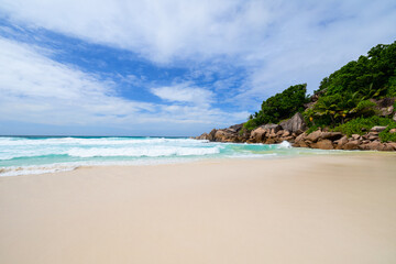 Obraz premium Petite Anse Beach, Seychelles.