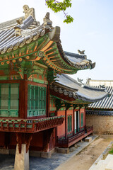 Traditional temple architecture in South Korea