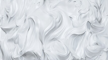 Fototapeta premium Stunning Abstract White Texture Art: A Mesmerizing Visual Feast of Fluid Paint