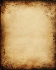 Naklejka premium Old-fashioned paper background featuring a wood frame.