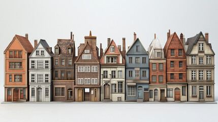 Fototapeta premium old town houses